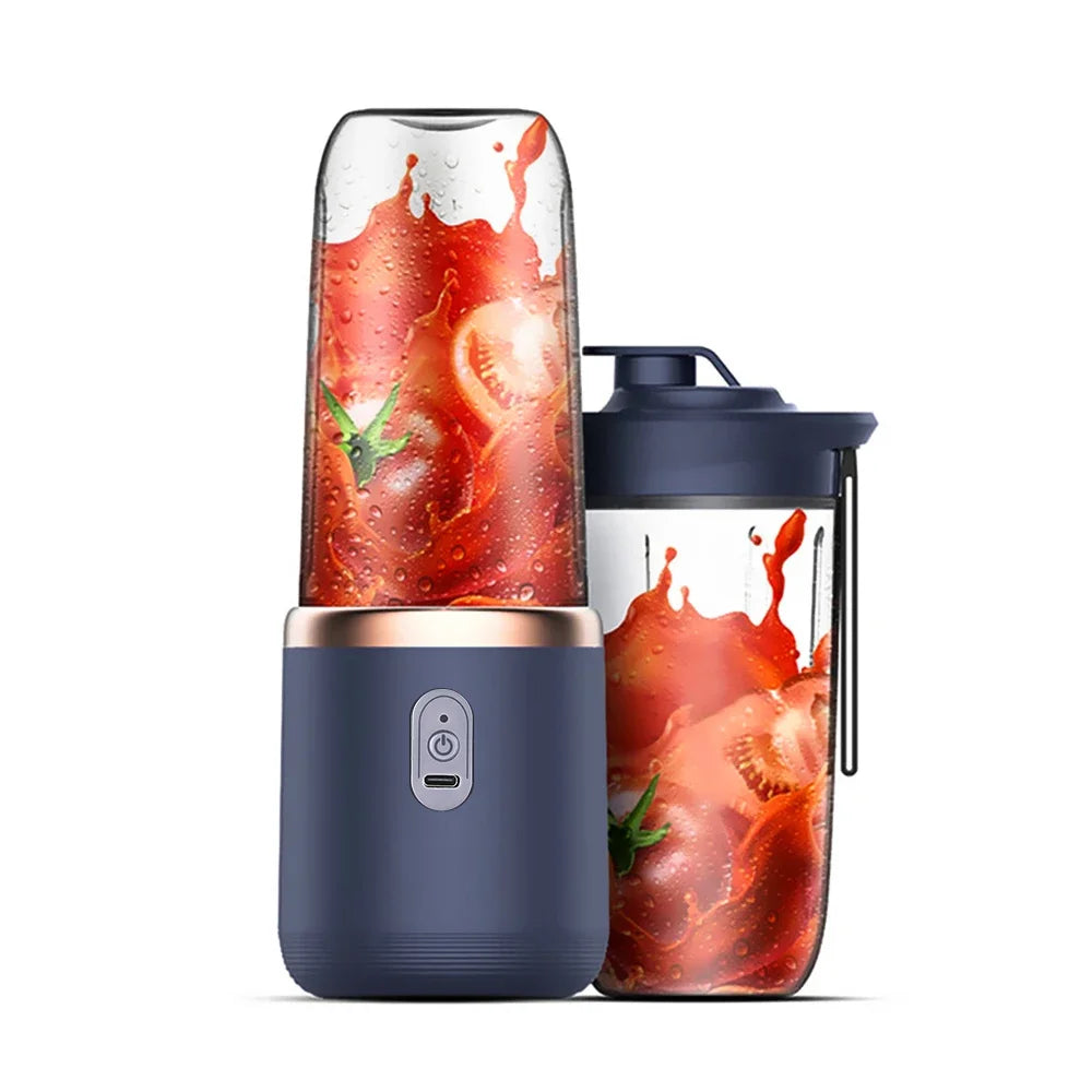 "Portable 6-Blade Electric Blender & Smoothies Maker