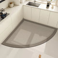 Slip-Guard Curved Kitchen Mat